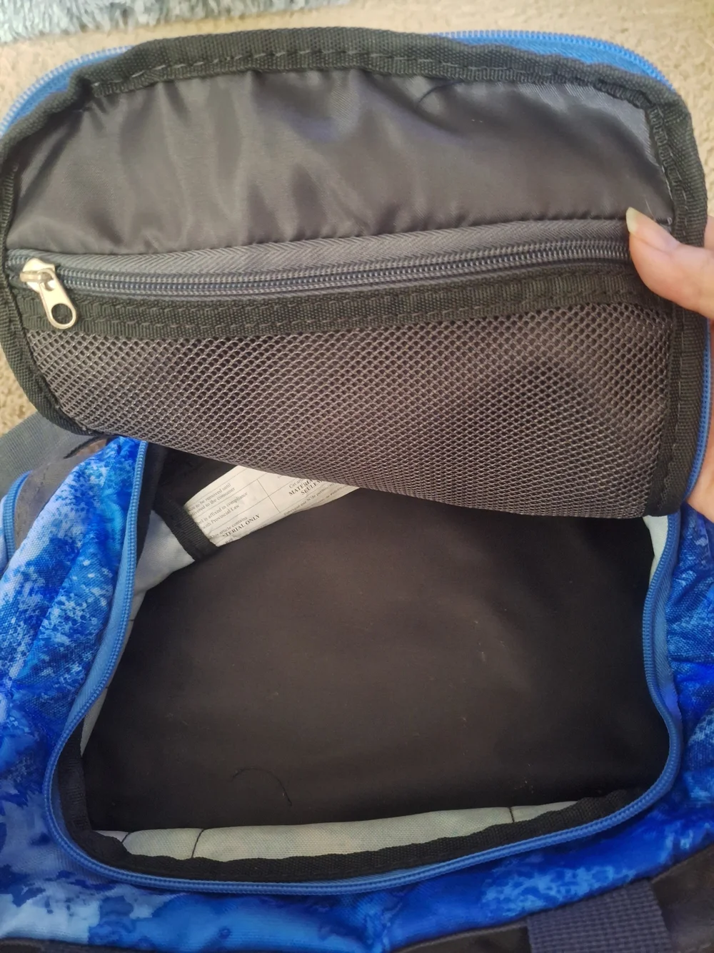 Like New Cabela's Blue Catch All Bag